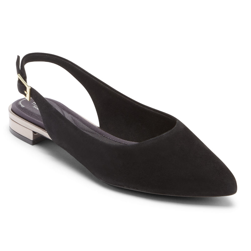 Slingback Rockport Mujer Mexico - Total Motion Adelyn Negros - USHTY4908